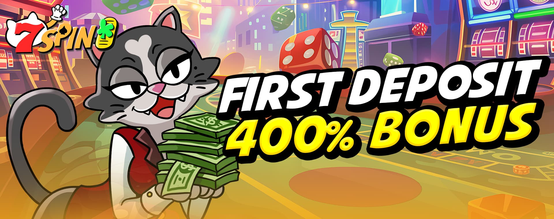 First Deposit 400% Bonus